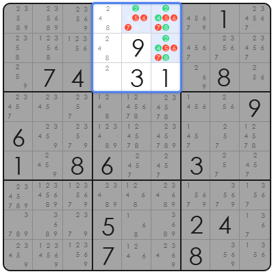 sudoku hidden triple